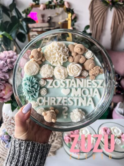 DUŻA SWIECA MISIE Z NAPISEM TURKUS