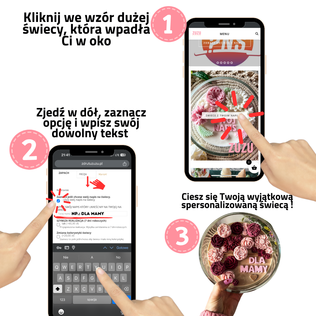 PERSONALIZACJA ŚWIECY SOJOWEJ