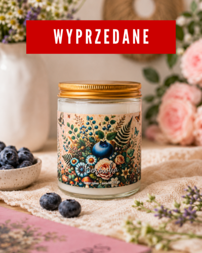 ŚWIECA SOJOWA BORÓWKA
