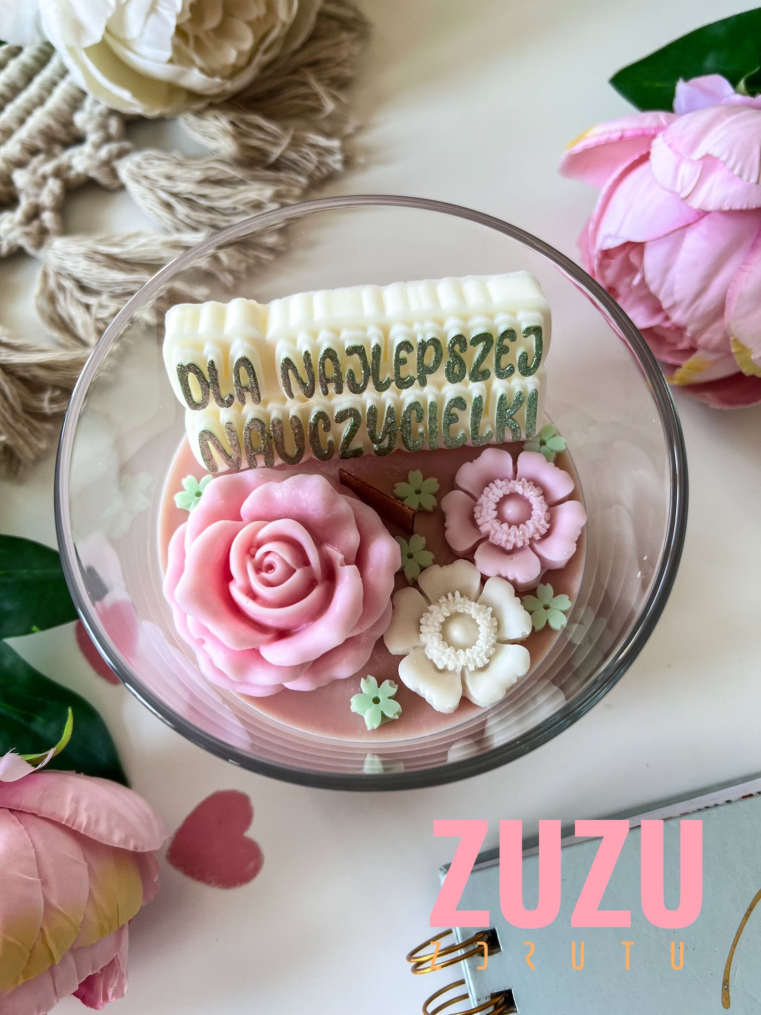 MAŁA ŚWIECA DLA NAUCZYCIELKI