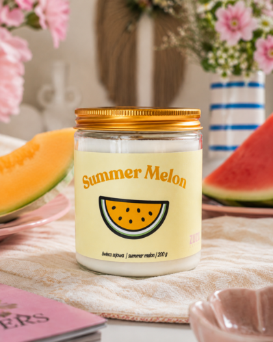 Świeca sojowa summer melon -