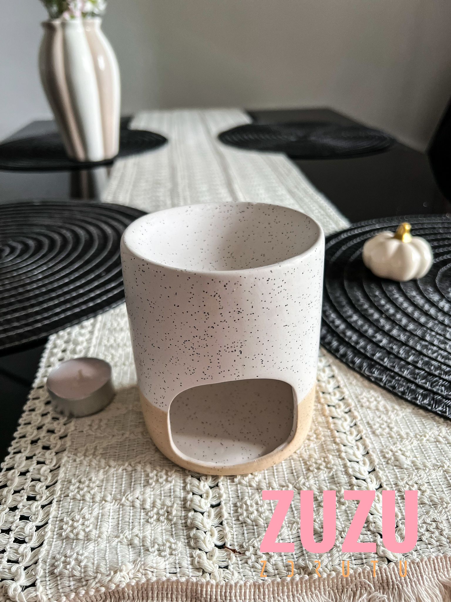 Kominek ceramiczny Boho