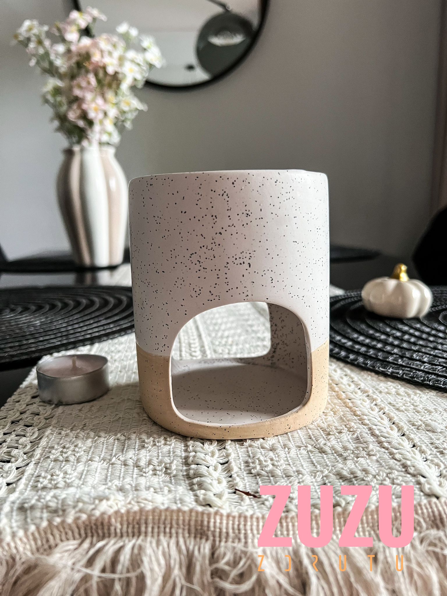 Kominek ceramiczny Boho