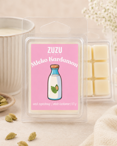 wosk zapachowy - mleko z kardamonem