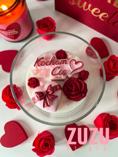 Świeca sojowa Kocham Cię