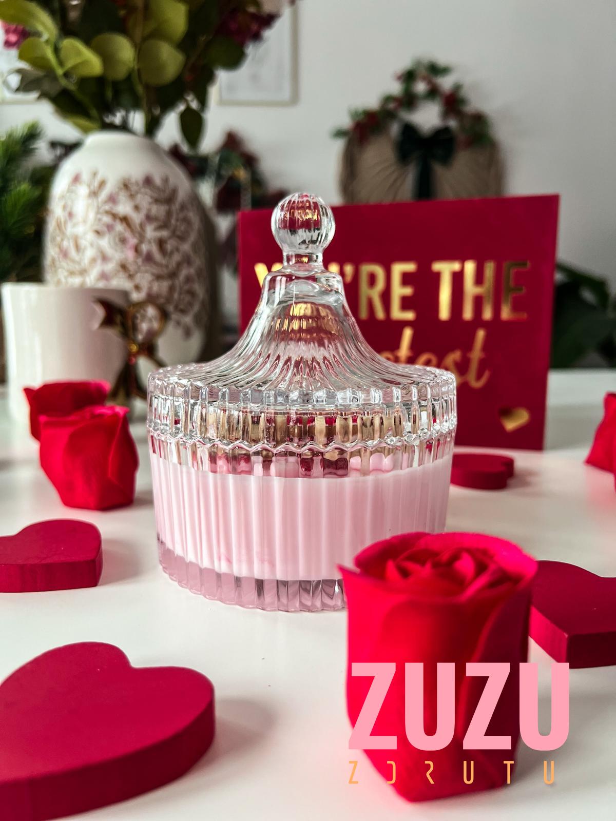 Świeca sojowa misie z pokrywką