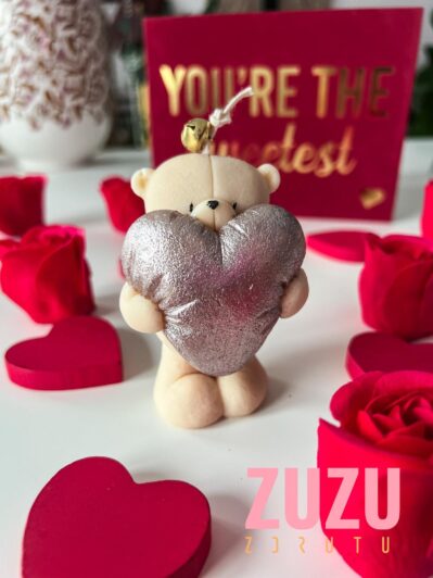 świeca wolnostojąca miś