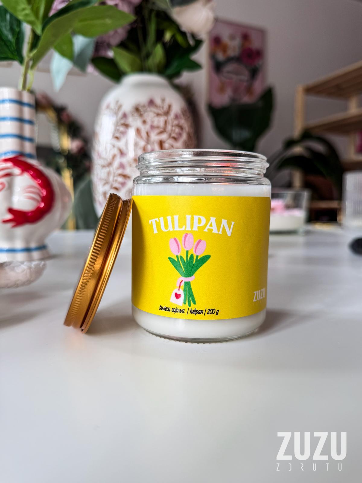 Świeca sojowa tulipan