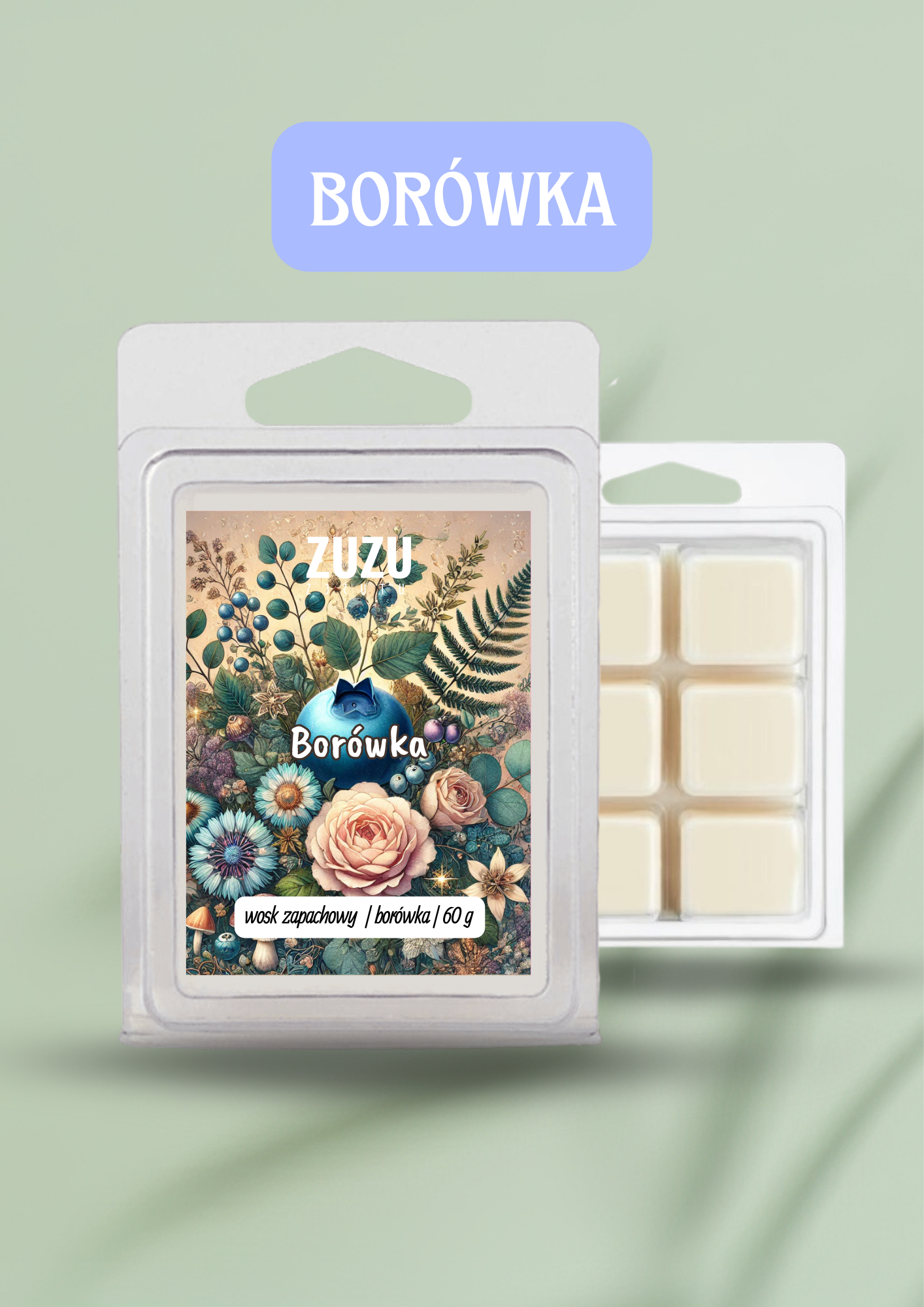 Wosk zapachowy borówka