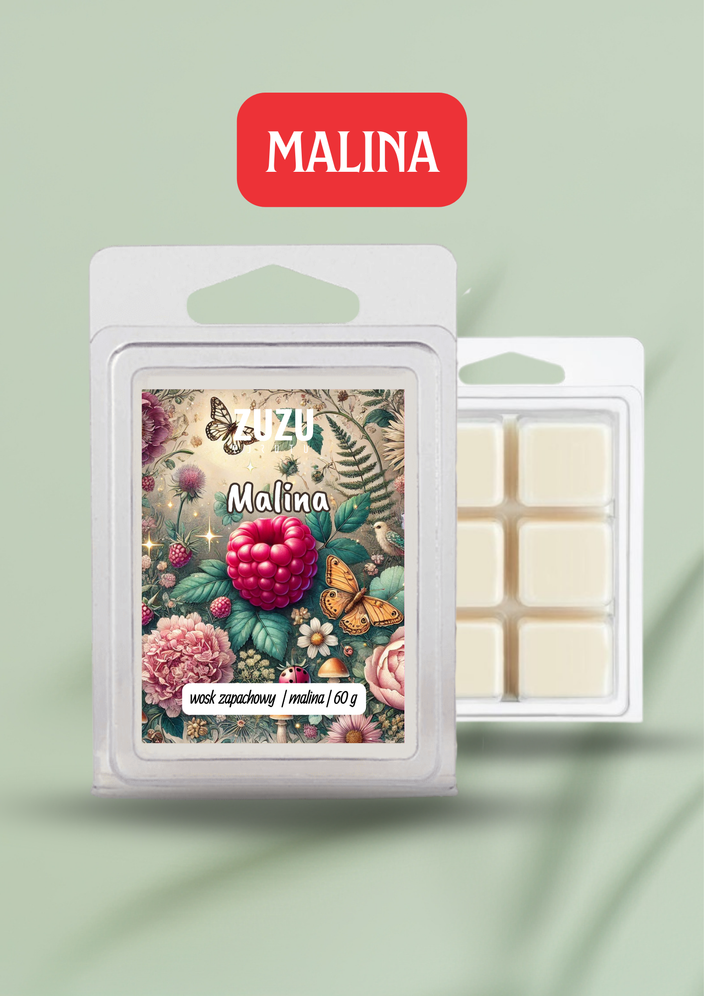 Wosk zapachowy malina