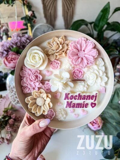 Duża świeca margerytka