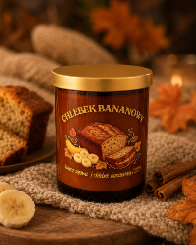 Świeca sojowa Chlebek Bananowy