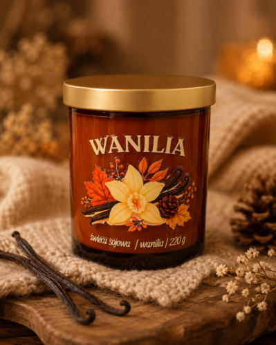 Świeca sojowa Wanilia