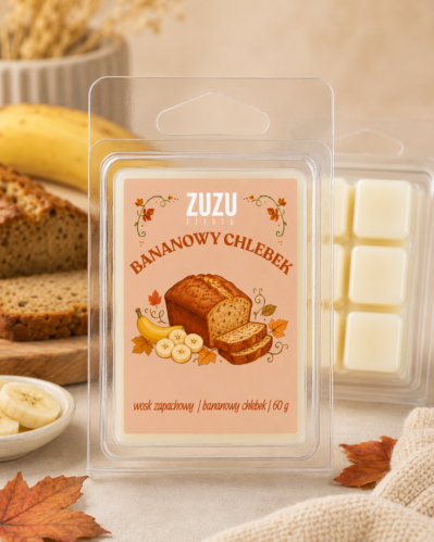 Wosk zapachowy chlebek bananowy